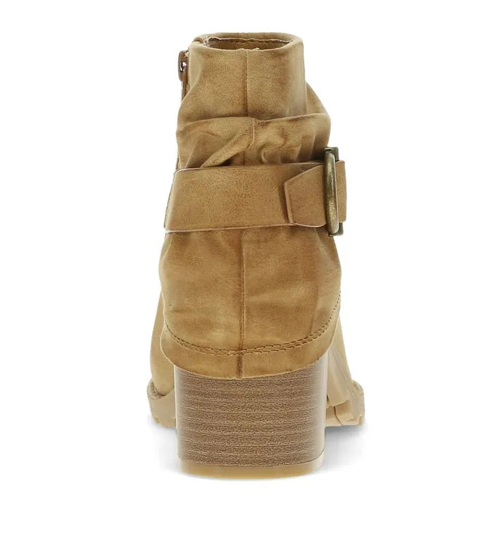 Women Deborah Block Heel Bootie Sand Baretraps Booties