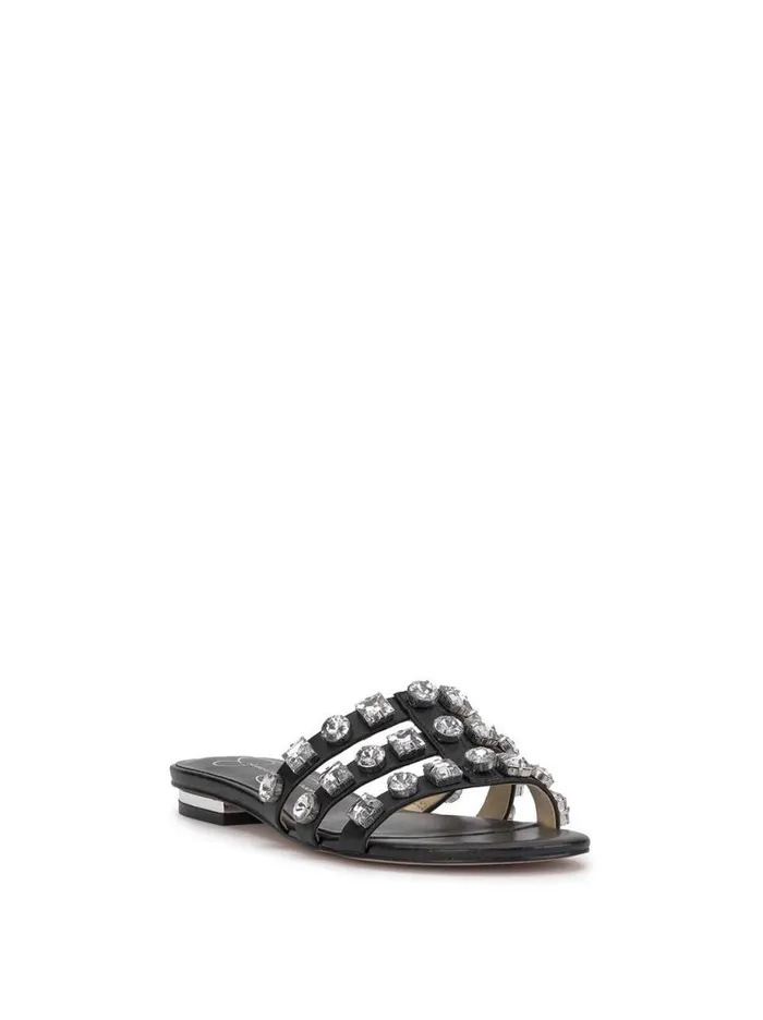 Women Detta Sandal In Black Jessica Simpson Flats