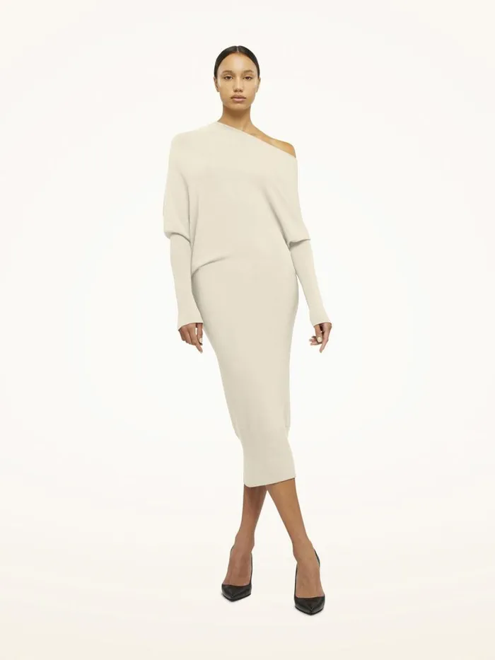 Women Dresses and Skirts Wolford Viscose Knit Dress Ecrue