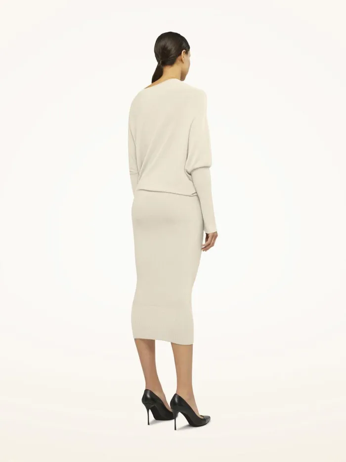 Women Dresses and Skirts Wolford Viscose Knit Dress Ecrue