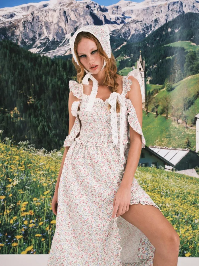 Women Dresses For Love and Lemons Amalfi Midi Dress Multi Women Dresses For Love and Lemons Amalfi Midi Dress Multi