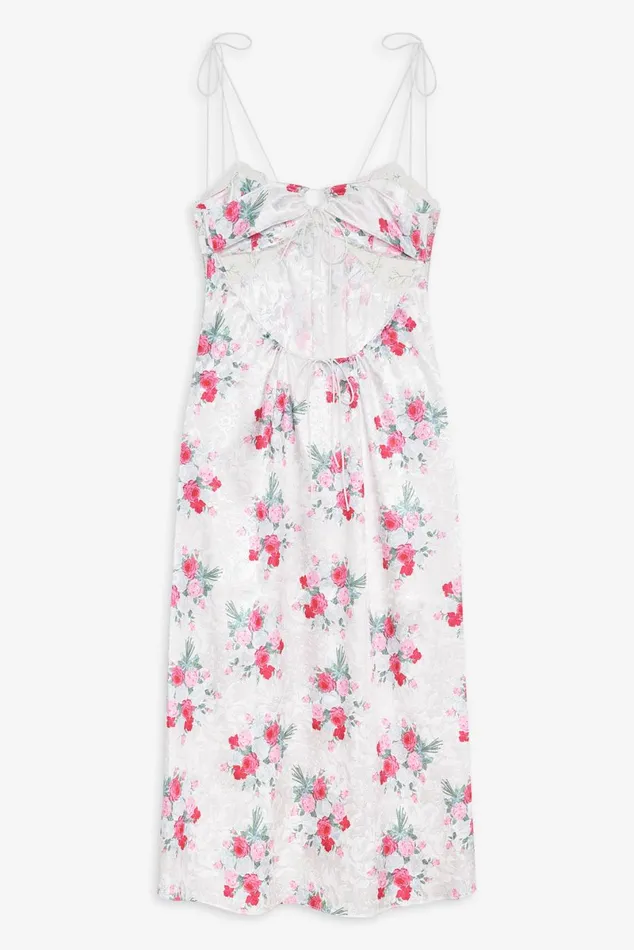 Women Dresses For Love and Lemons Babys Breath Midi Slip Dress White Women Dresses For Love and Lemons Babys Breath Midi Slip Dress White