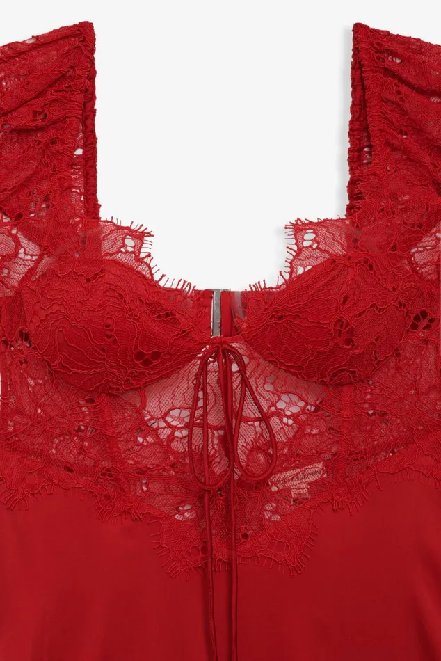 Women Dresses For Love and Lemons Casey Maxi Dress Red Women Dresses For Love and Lemons Casey Maxi Dress Red
