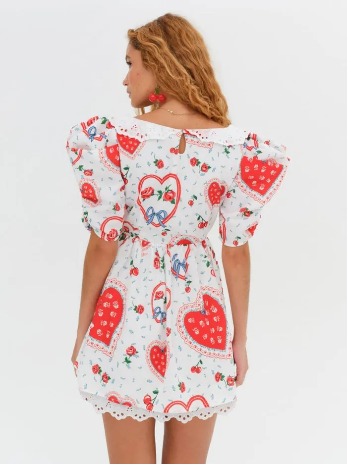 Women Dresses For Love and Lemons Daisy Mae Mini Dress White Women Dresses For Love and Lemons Daisy Mae Mini Dress White