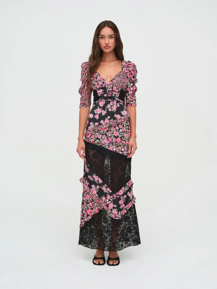Women Dresses For Love and Lemons Emalyn Maxi Dress Black Women Dresses For Love and Lemons Emalyn Maxi Dress Black
