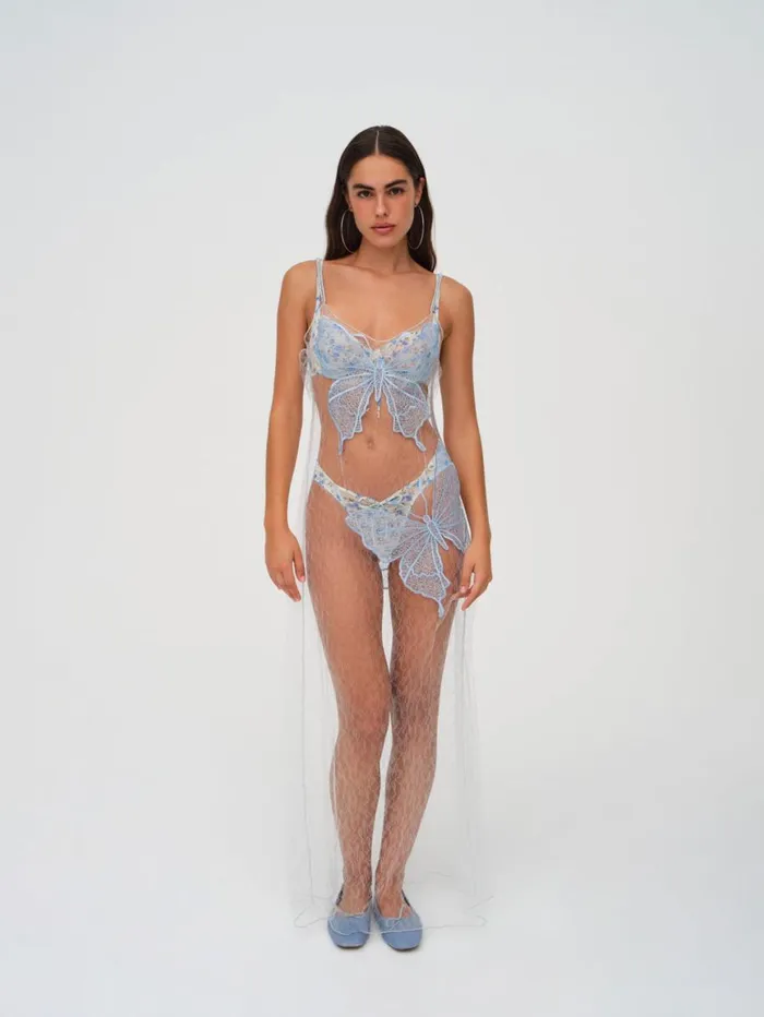 Women Dresses For Love and Lemons Evianna Maxi Dress Blue Women Dresses For Love and Lemons Evianna Maxi Dress Blue
