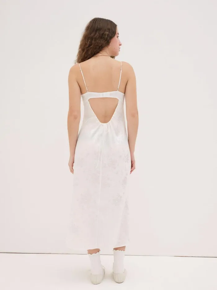 Women Dresses For Love and Lemons Lola Midi Slip Dress White Women Dresses For Love and Lemons Lola Midi Slip Dress White