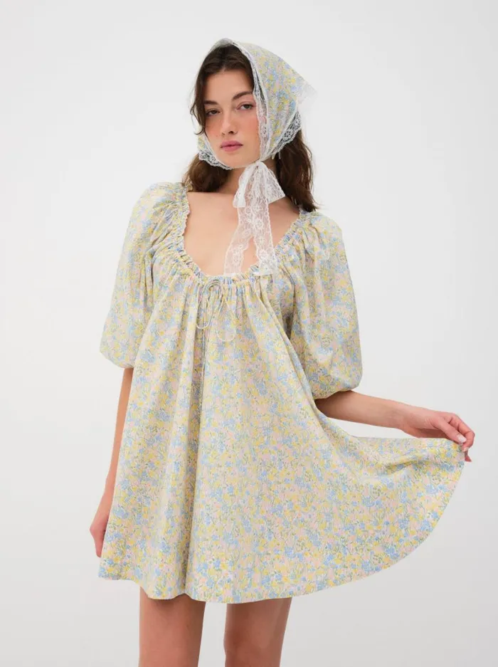 Women Dresses For Love and Lemons Merian Mini Dress Green