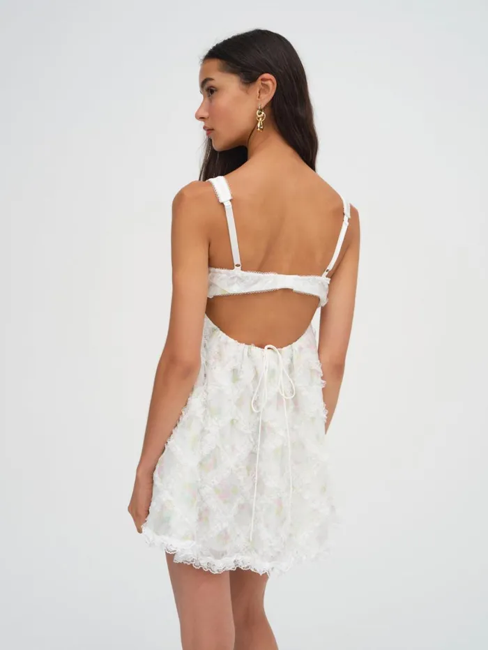 Women Dresses For Love and Lemons Nova Mini Dress White Women Dresses For Love and Lemons Nova Mini Dress White