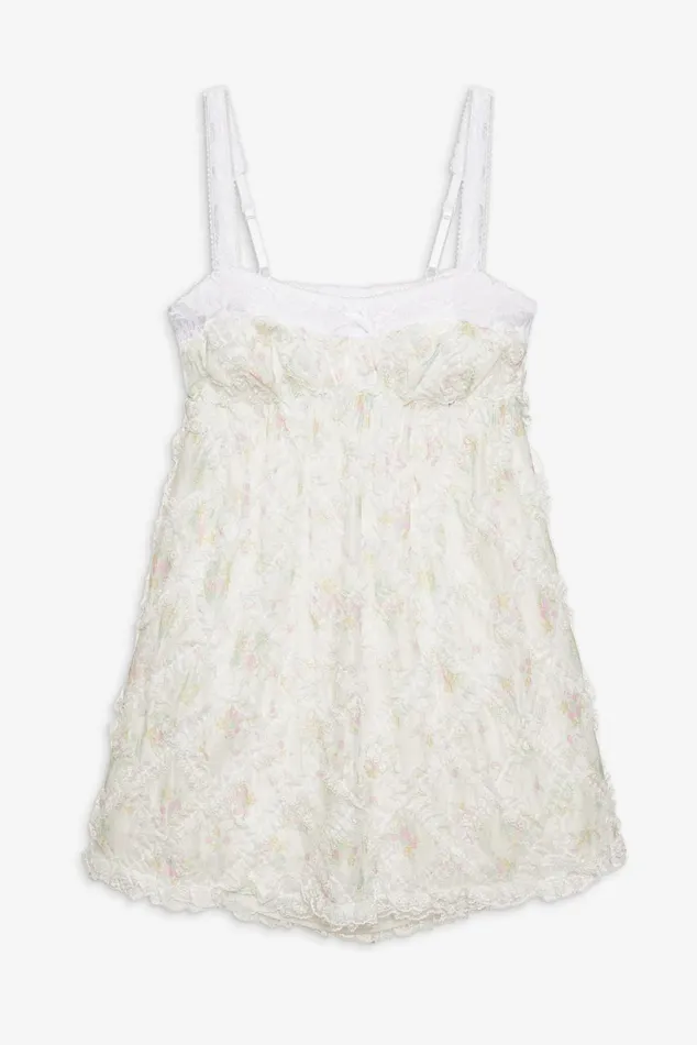 Women Dresses For Love and Lemons Nova Mini Dress White Women Dresses For Love and Lemons Nova Mini Dress White