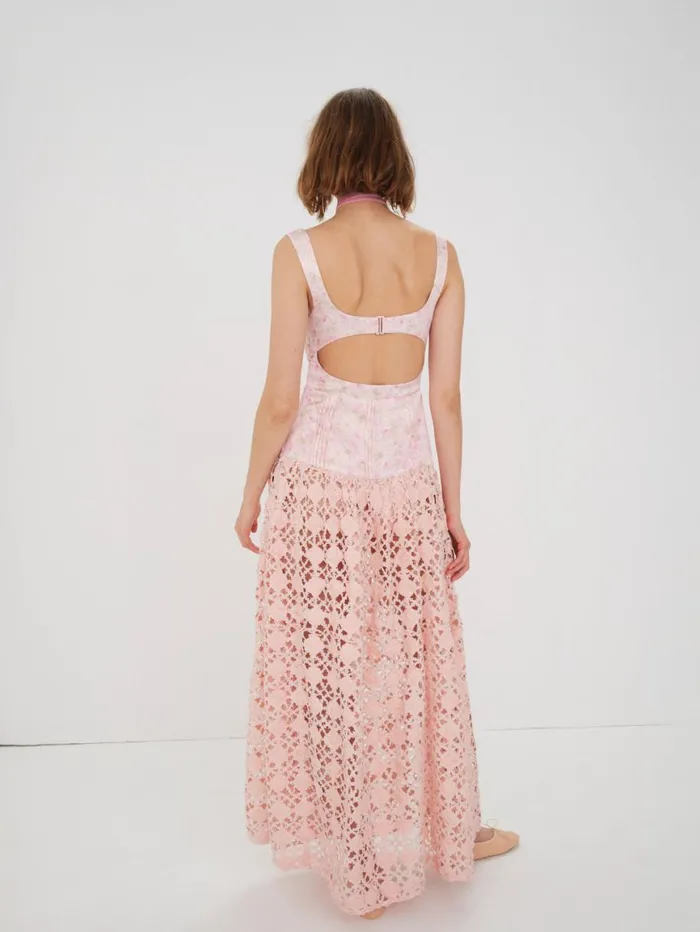 Women Dresses For Love and Lemons Silvia Maxi Dress Pink Women Dresses For Love and Lemons Silvia Maxi Dress Pink