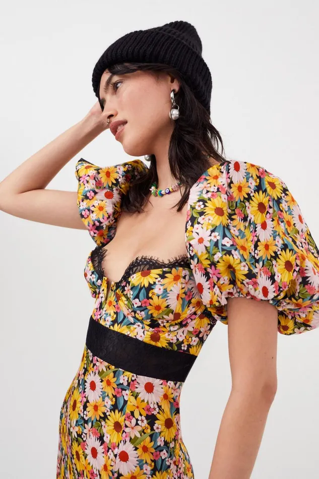 Women Dresses For Love and Lemons Sylvia Maxi Dress Yellow Women Dresses For Love and Lemons Sylvia Maxi Dress Yellow