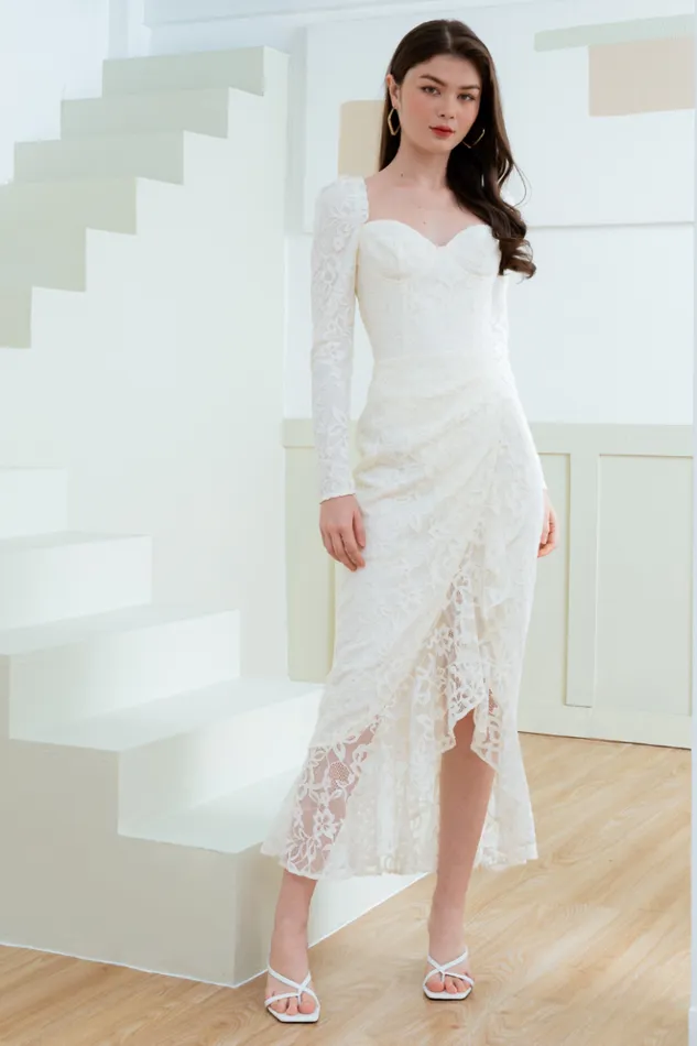 Women Dresses YUMI KIM ARIEL DRESS Hollywood White Lace