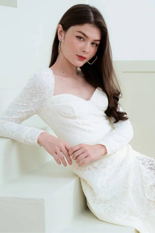 Women Dresses YUMI KIM ARIEL DRESS Hollywood White Lace
