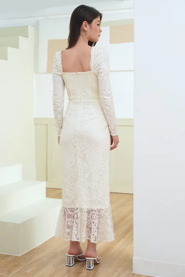 Women Dresses YUMI KIM ARIEL DRESS Hollywood White Lace