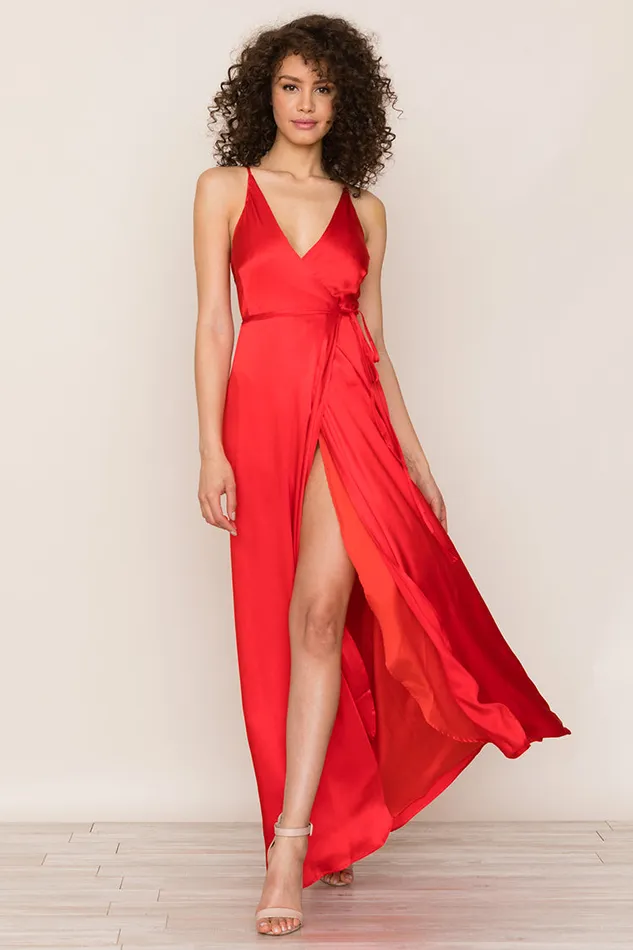 Women Dresses YUMI KIM Rush Hour Red Maxi Dress Satin Maxi Dress Red Women Dresses YUMI KIM Rush Hour Red Maxi Dress Satin Maxi Dress Red