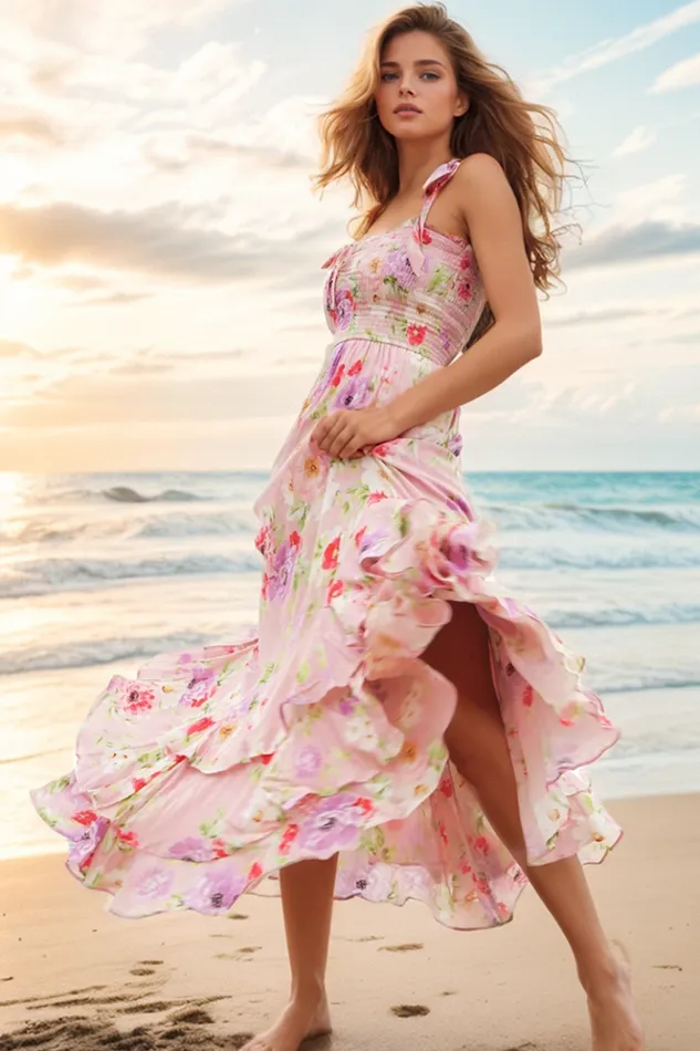 Women Dresses YUMI KIM TRISHA DRESS Miami Magic Blush
