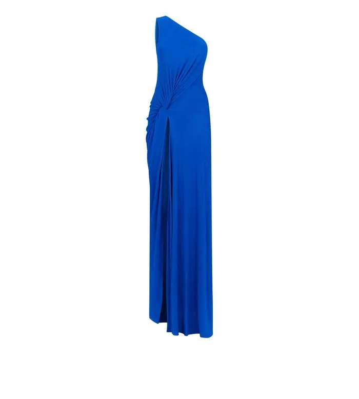 Women Evening Tom Ford One Shoulder Evening Dress Cobalt Blue