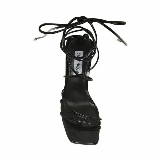 Women EVITA BLACK PATENT Black Patent Steve Madden Heels Women EVITA BLACK PATENT Black Patent Steve Madden Heels