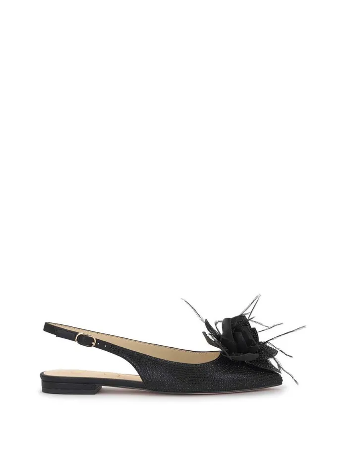 Women Evito Sling Back Ballet Flat In Black Jessica Simpson Flats