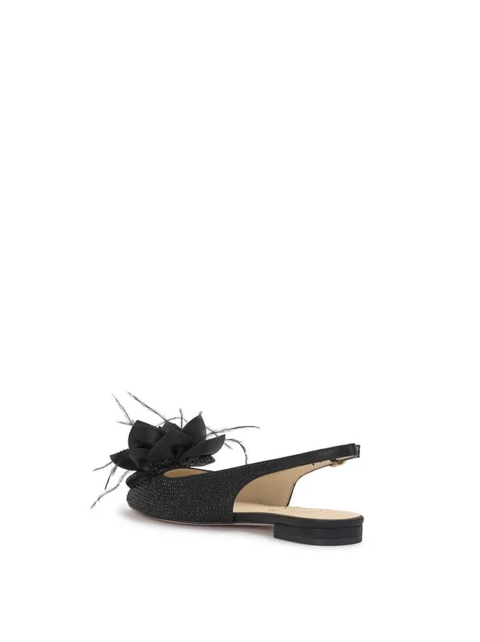 Women Evito Sling Back Ballet Flat In Black Jessica Simpson Flats