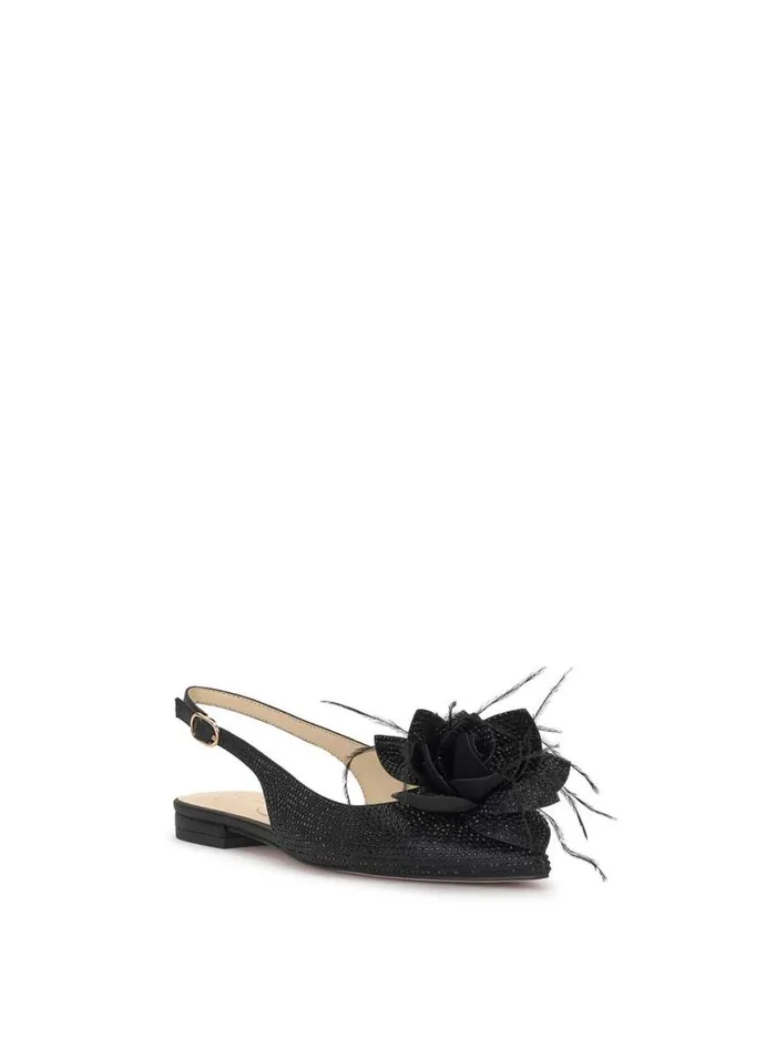 Women Evito Sling Back Ballet Flat In Black Jessica Simpson Flats