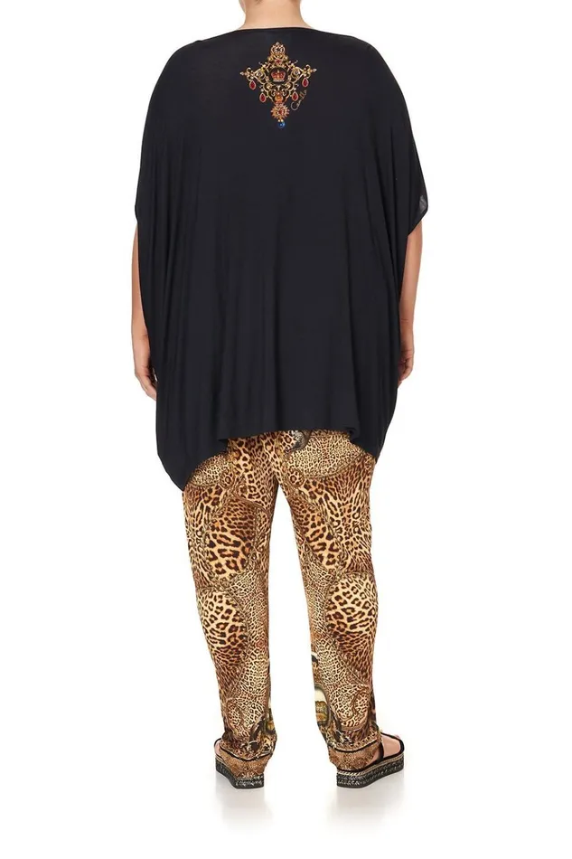 Women Extended Sizes Camilla Loose Fit Round Neck Tee Dining Hall Darling