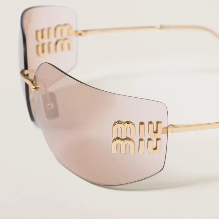 Women Eyewear Miu Miu Miu Miu Runway Sunglasses Rose Gold Lenses Women Eyewear Miu Miu Miu Miu Runway Sunglasses Rose Gold Lenses