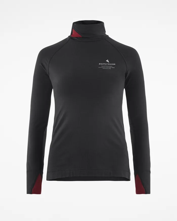 Women Fafne Activity Baselayer Turtleneck Raven Klttermusen Base Layers
