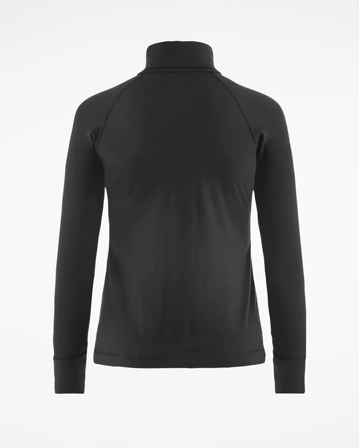 Women Fafne Activity Baselayer Turtleneck Raven Klttermusen Base Layers