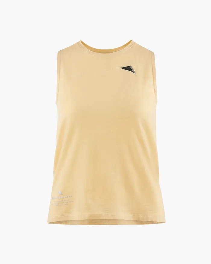 Women Fafne Tencel Tank Top Chaya Sand Klttermusen TShirts