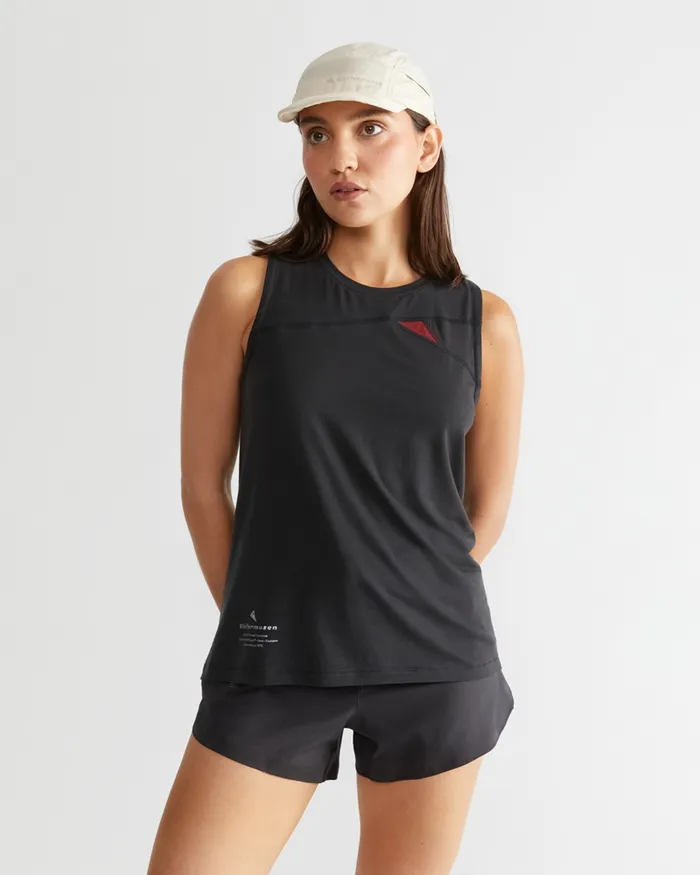 Women Fafne Tencel Tank Top Chaya Sand Klttermusen TShirts