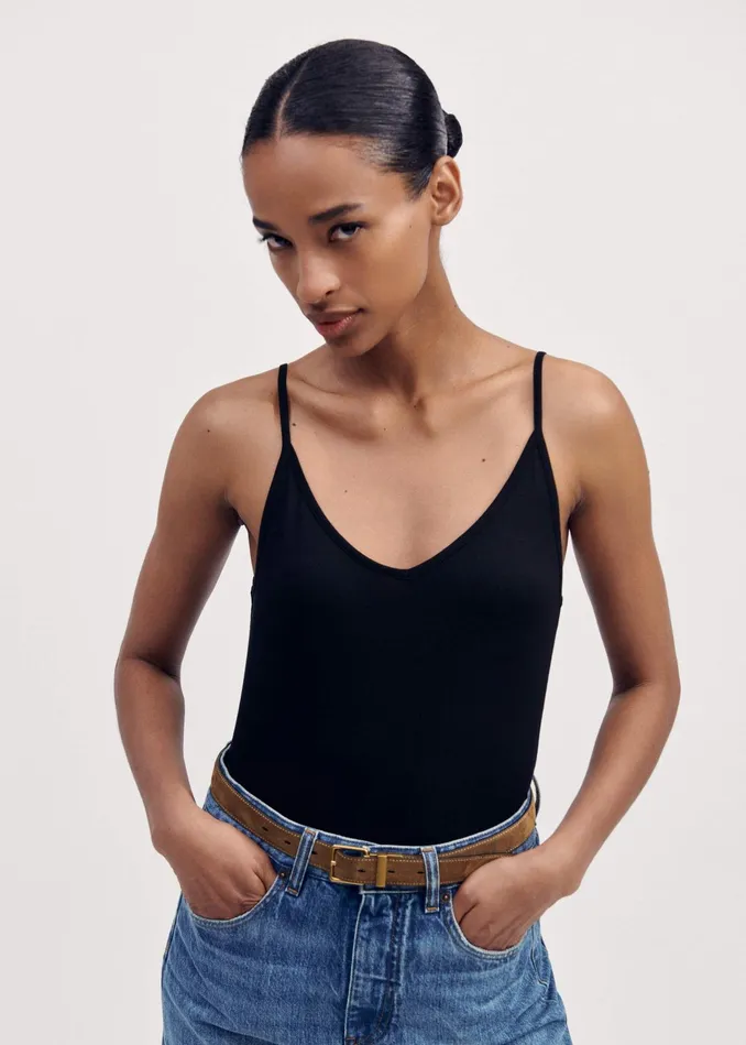 Women Fashion First Aid Cami Black MEEM