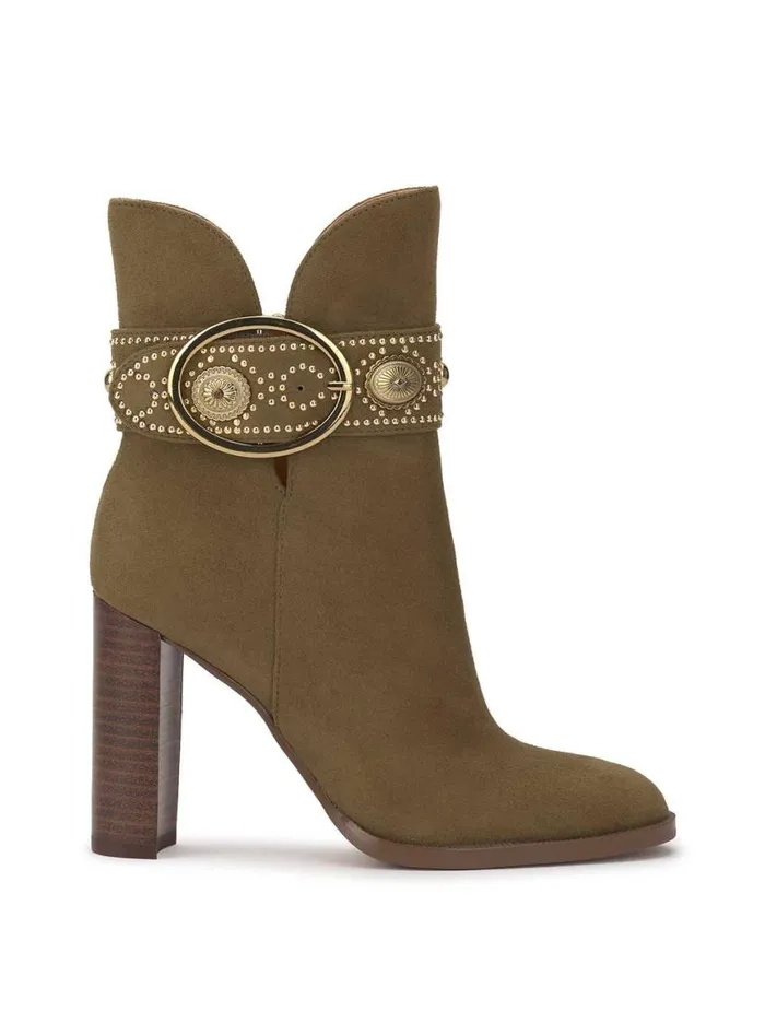 Women Finova Bootie In Olive Green Jessica Simpson Boots and Booties