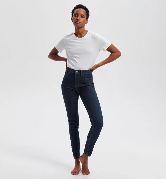 Women Gaspard Skinny Jeans 8211 Rinse Denim Promod Jeans