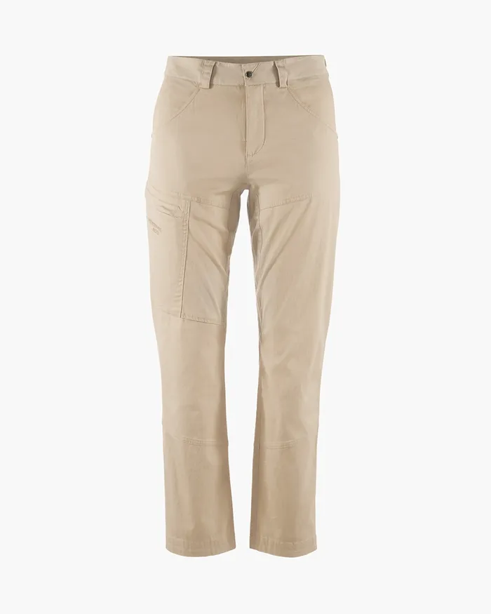 Women Gefjon 20 Flexible Cotton Pants Warm Sand Klttermusen Pants
