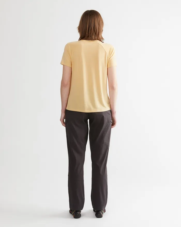 Women Gefjon 20 Flexible Cotton Pants Warm Sand Klttermusen Pants