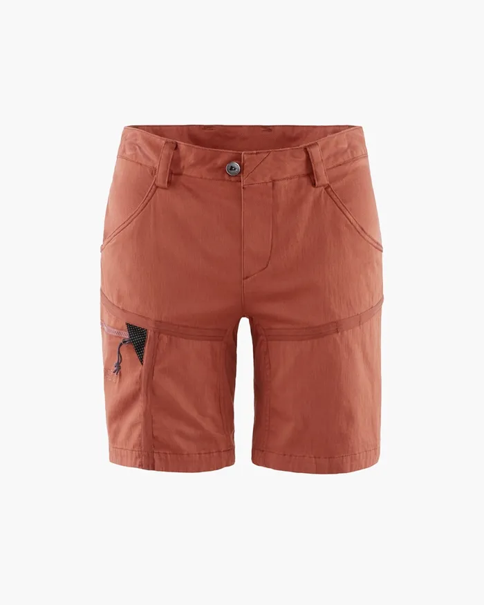 Women Gefjon Performance Shorts Ash Red Klttermusen Shorts