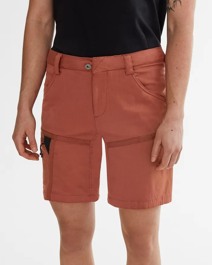 Women Gefjon Performance Shorts Ash Red Klttermusen Shorts