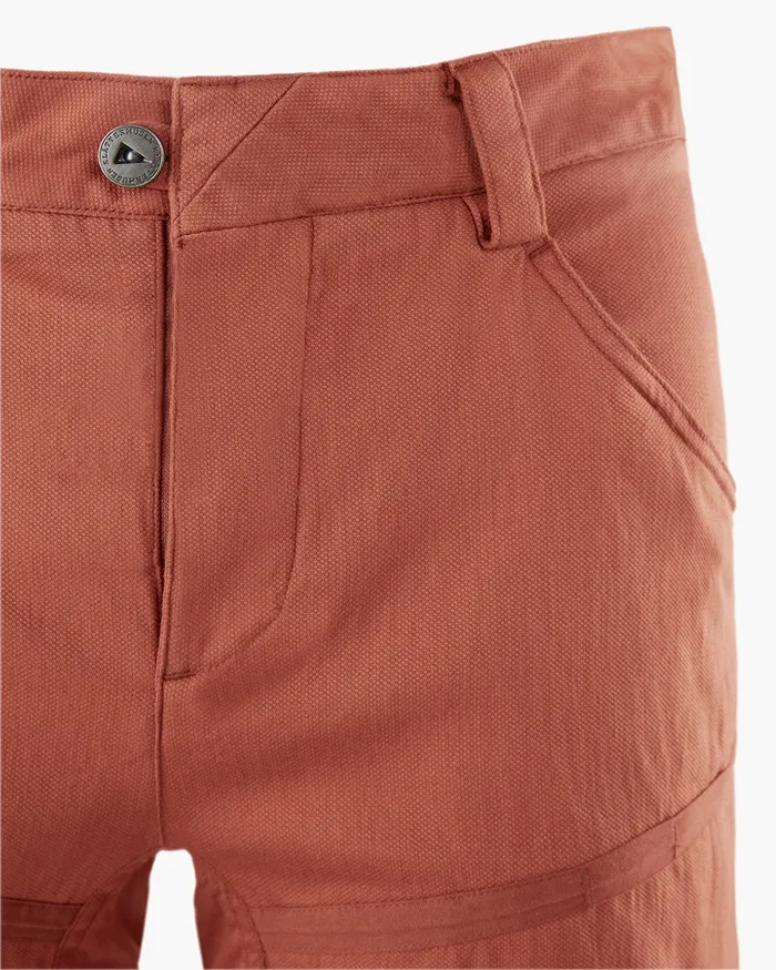 Women Gefjon Performance Shorts Ash Red Klttermusen Shorts
