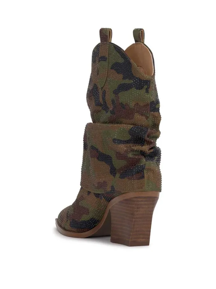 Women Gemorra Bootie In Forest Camo Jessica Simpson Boots and Booties