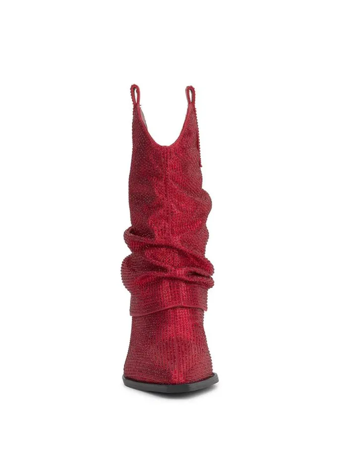 Women Gemorra Bootie In Red Muse Jessica Simpson Boots and Booties