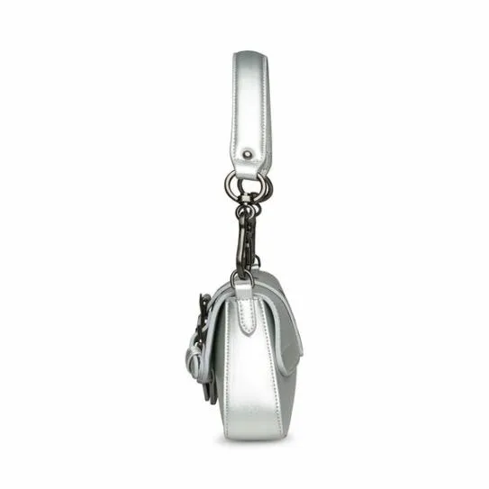 Women GEREL BAG SILVER Silver Steve Madden Crossbody Bags Women GEREL BAG SILVER Silver Steve Madden Crossbody Bags