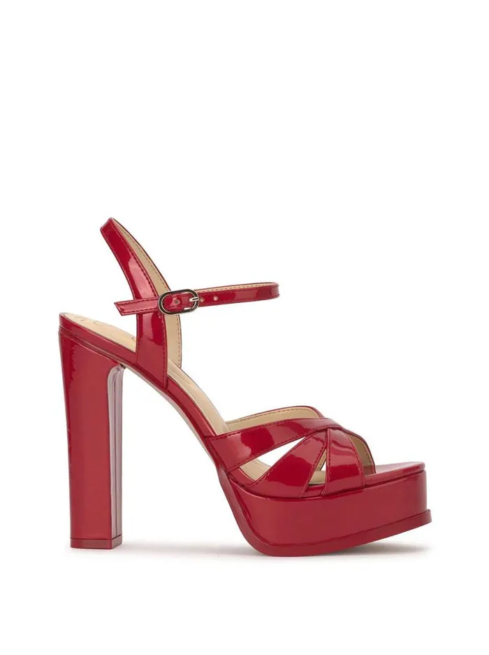 Women Giddings Platform In Red Muse Jessica Simpson Platforms