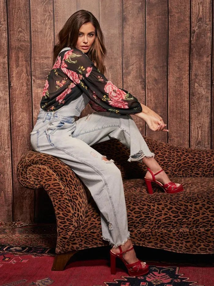 Women Giddings Platform In Red Muse Jessica Simpson Platforms