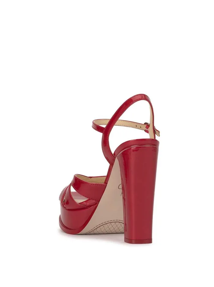 Women Giddings Platform In Red Muse Jessica Simpson Platforms