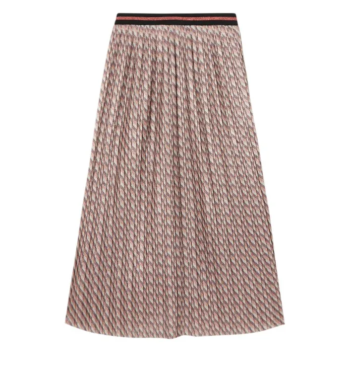 Women Glitzy Pleat Skirt 8211 Multicolour Print Promod Skirts Women Glitzy Pleat Skirt 8211 Multicolour Print Promod Skirts