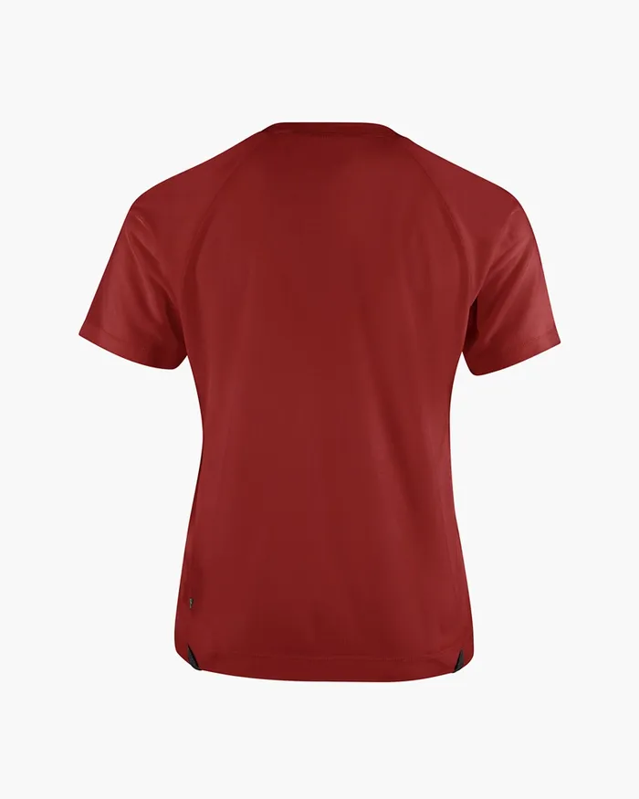 Women Groa Technical Short Sleeve Tee Ruby Red Klttermusen TShirts