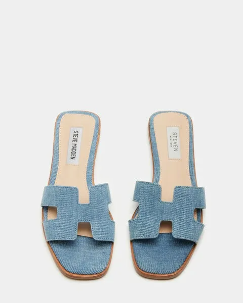 Women HADYN DENIM FABRIC Denim Fabric Steve Madden Sandals Women HADYN DENIM FABRIC Denim Fabric Steve Madden Sandals