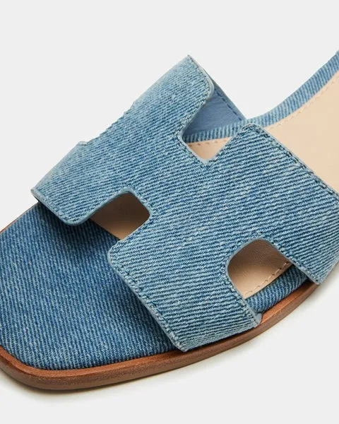 Women HADYN DENIM FABRIC Denim Fabric Steve Madden Sandals Women HADYN DENIM FABRIC Denim Fabric Steve Madden Sandals